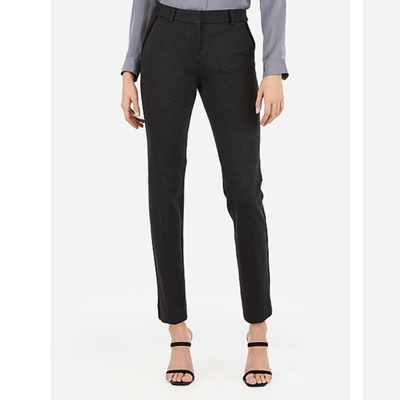 Express Pants - SOLD - Express Piped Columnist Ankle Pants
